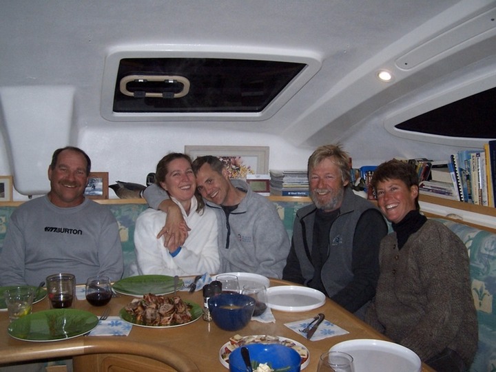 friends at dinner