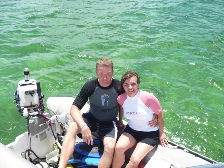 Todd & Veronica going snorkeling